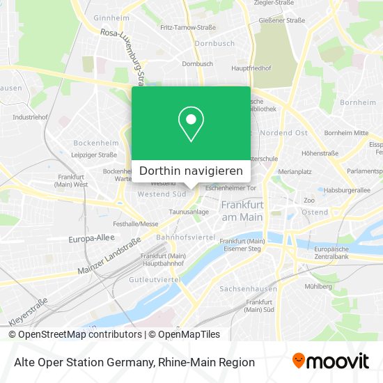 Alte Oper Station Germany Karte
