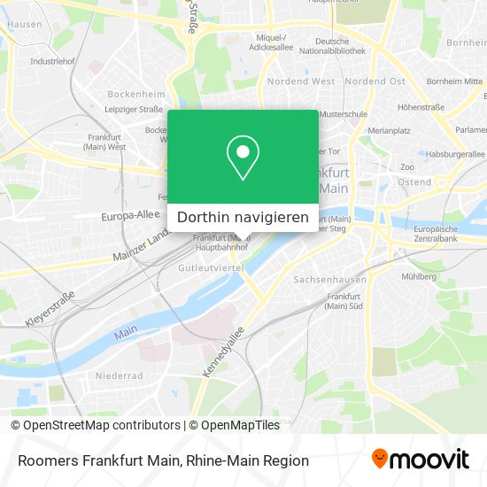Roomers Frankfurt Main Karte