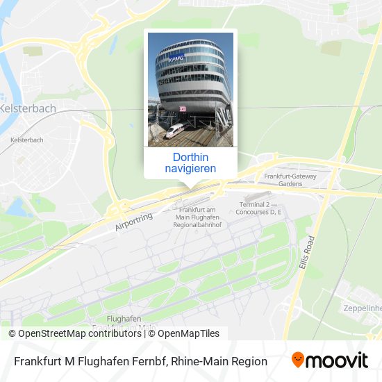 Frankfurt M Flughafen Fernbf Karte