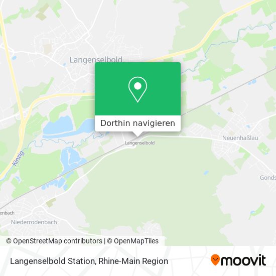 Langenselbold Station Karte
