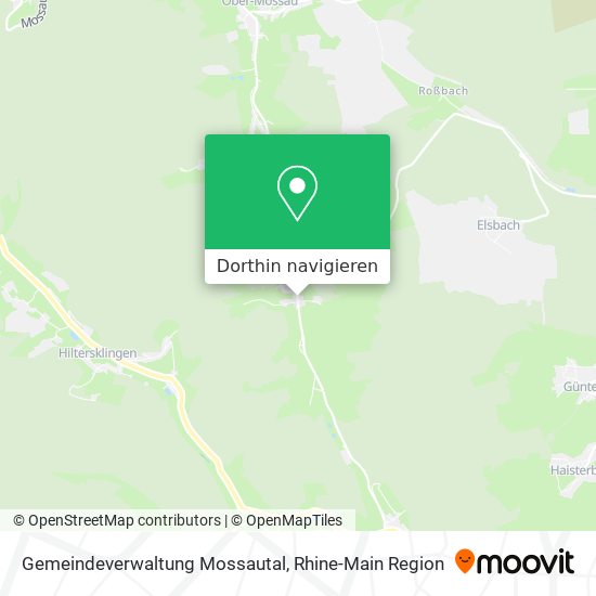 Gemeindeverwaltung Mossautal Karte