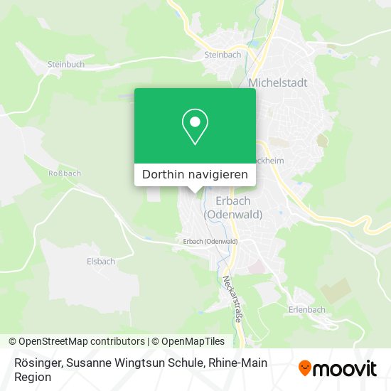 Rösinger, Susanne Wingtsun Schule Karte