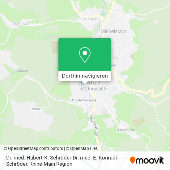 Dr. med. Hubert-K. Schröder Dr. med. E. Konradi-Schröder Karte