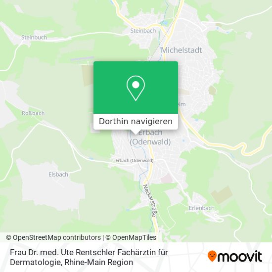 Frau Dr. med. Ute Rentschler Fachärztin für Dermatologie Karte