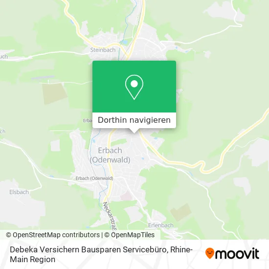 Debeka Versichern Bausparen Servicebüro Karte