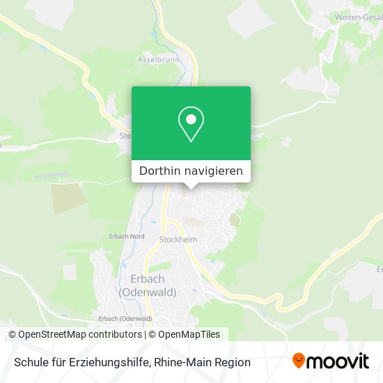Schule für Erziehungshilfe Karte