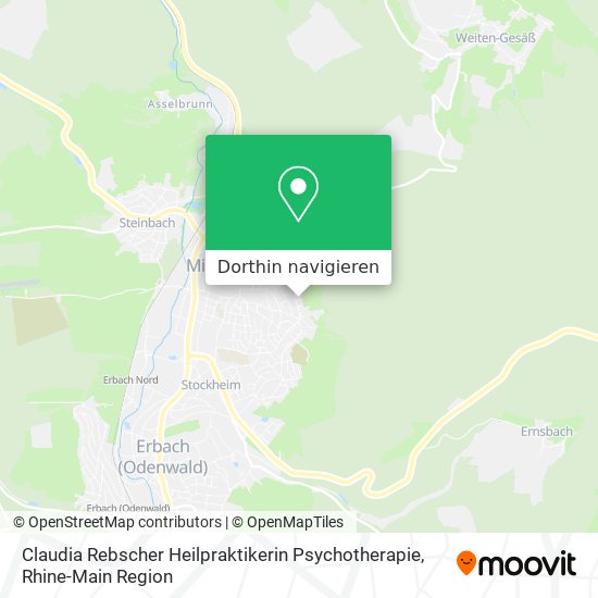 Claudia Rebscher Heilpraktikerin Psychotherapie Karte