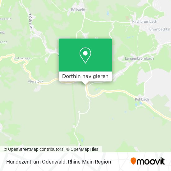 Hundezentrum Odenwald Karte
