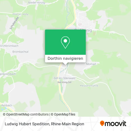 Ludwig Hubert Spedition Karte