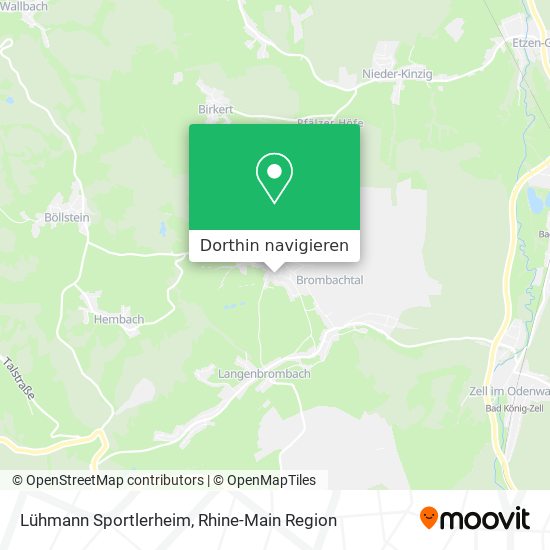 Lühmann Sportlerheim Karte