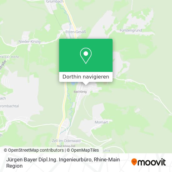 Jürgen Bayer Dipl.Ing. Ingenieurbüro Karte