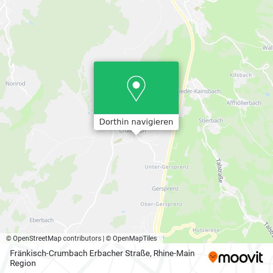 Fränkisch-Crumbach Erbacher Straße Karte