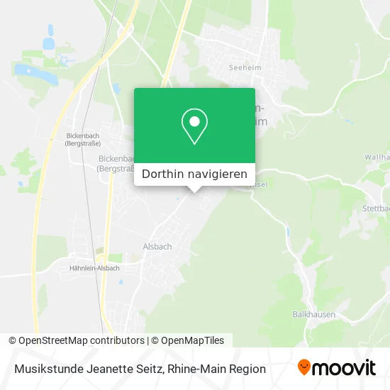 Musikstunde Jeanette Seitz Karte