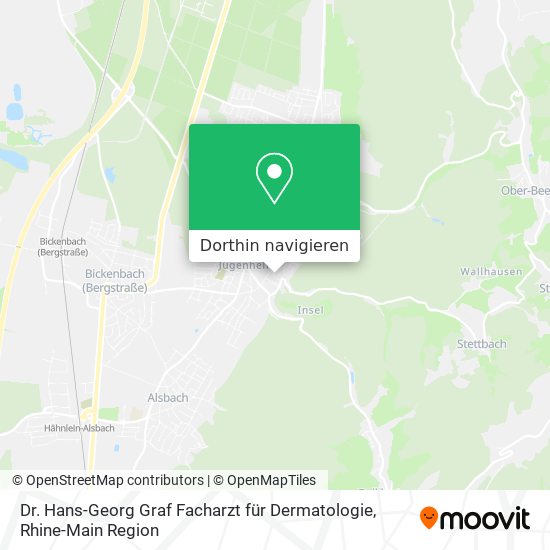 Dr. Hans-Georg Graf Facharzt für Dermatologie Karte