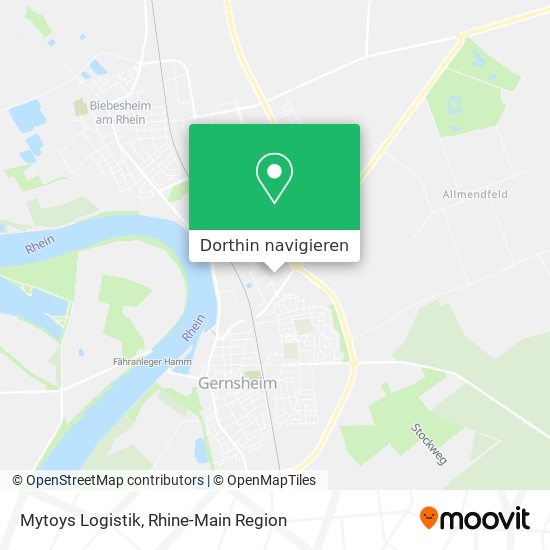 Mytoys Logistik Karte