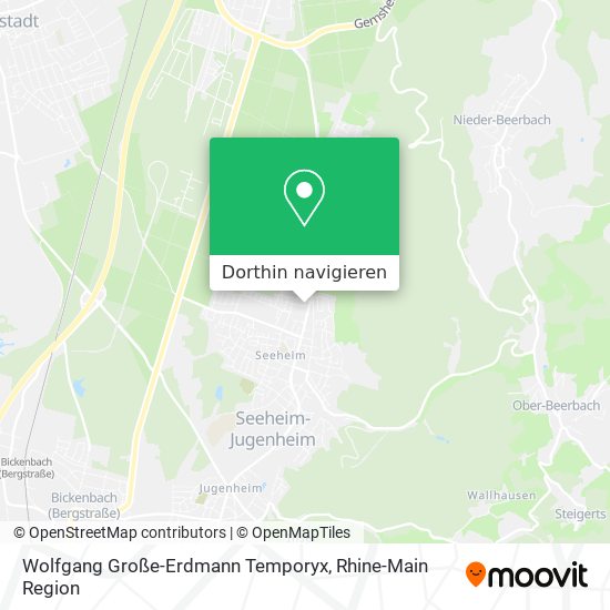 Wolfgang Große-Erdmann Temporyx Karte