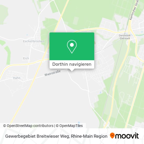 Gewerbegebiet Breitwieser Weg Karte