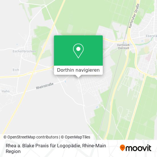 Rhea a. Blake Praxis für Logopädie Karte