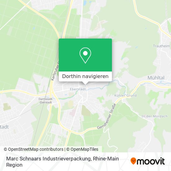 Marc Schnaars Industrieverpackung Karte