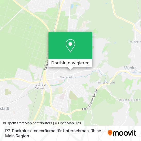 P2-Pankoke / Innenräume für Unternehmen Karte