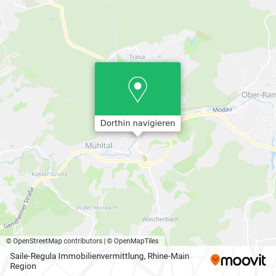 Saile-Regula Immobilienvermittlung Karte