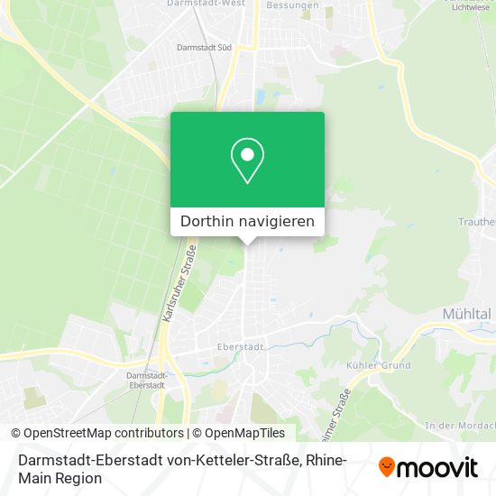 Darmstadt-Eberstadt von-Ketteler-Straße Karte