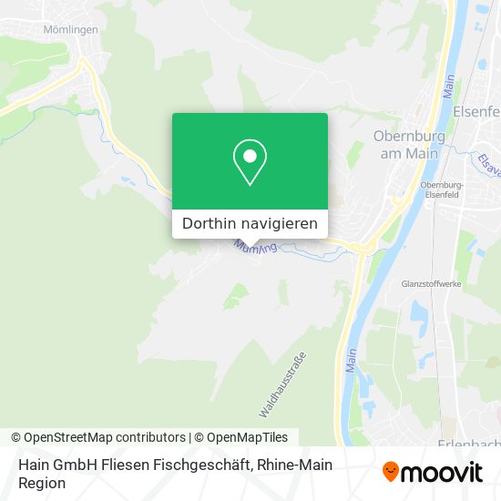 Hain GmbH Fliesen Fischgeschäft Karte