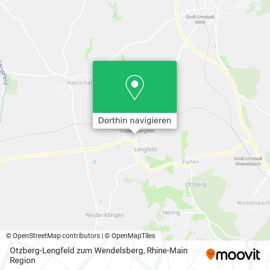Otzberg-Lengfeld zum Wendelsberg Karte