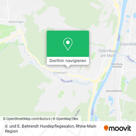 d. und E. Behrendt Hundepflegesalon Karte