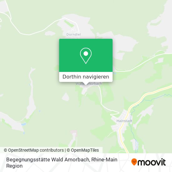 Begegnungsstätte Wald Amorbach Karte