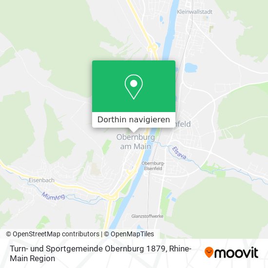 Turn- und Sportgemeinde Obernburg 1879 Karte