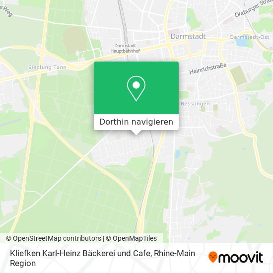 Kliefken Karl-Heinz Bäckerei und Cafe Karte