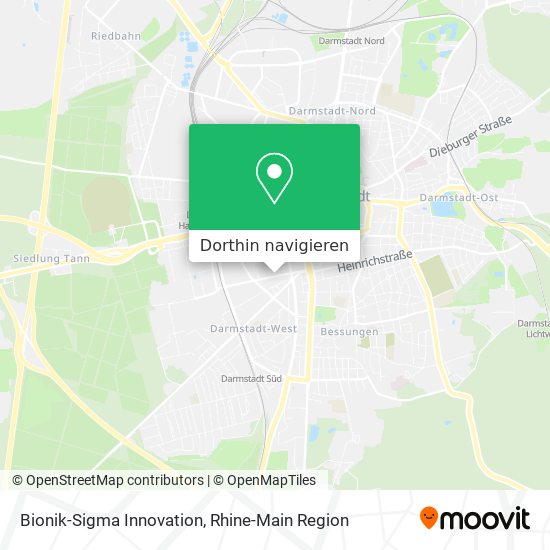 Bionik-Sigma Innovation Karte