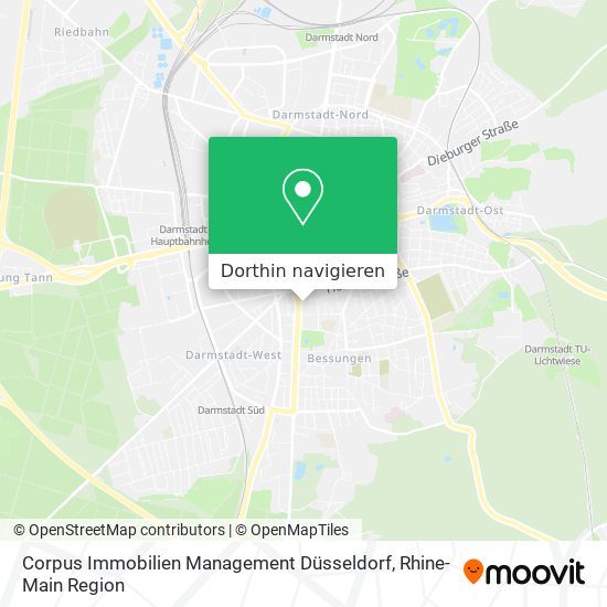 Corpus Immobilien Management Düsseldorf Karte