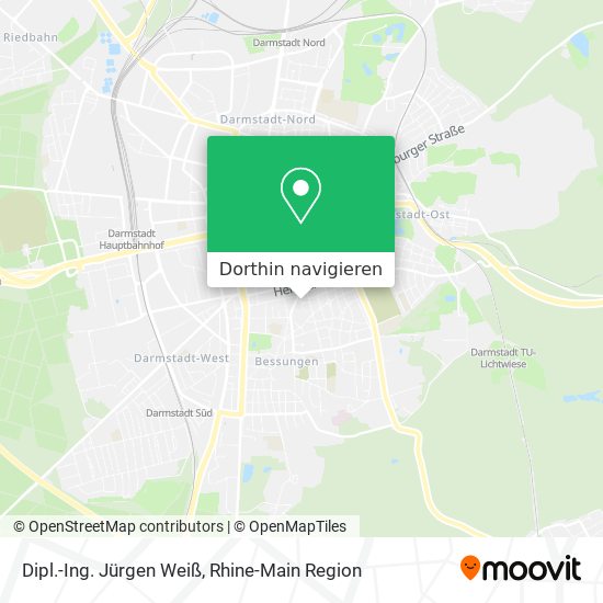 Dipl.-Ing. Jürgen Weiß Karte
