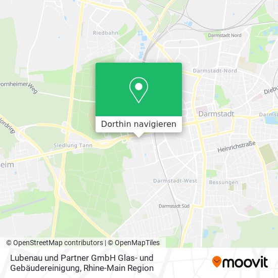 Lubenau und Partner GmbH Glas- und Gebäudereinigung Karte