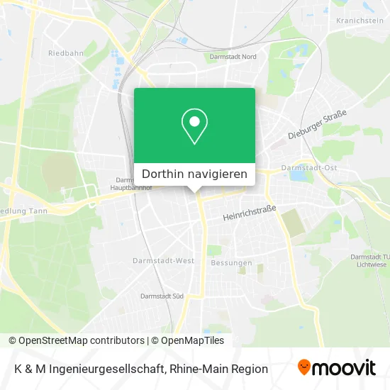 K & M Ingenieurgesellschaft Karte