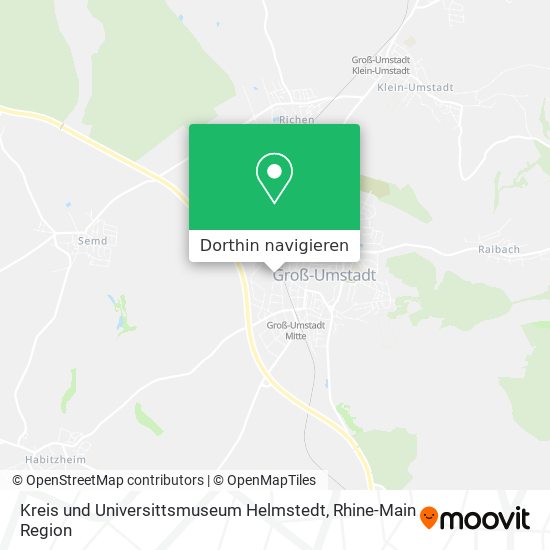 Kreis und Universittsmuseum Helmstedt Karte