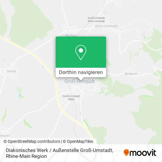 Diakonisches Werk / Außenstelle Groß-Umstadt Karte