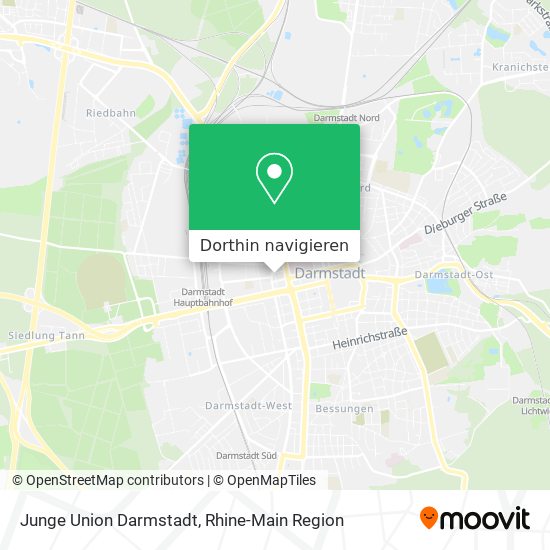 Junge Union Darmstadt Karte