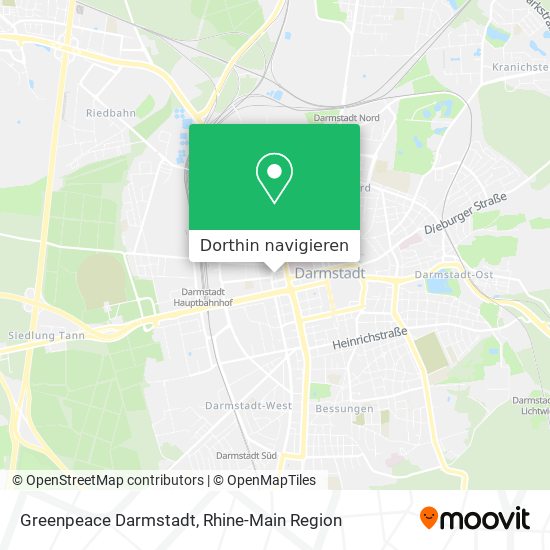 Greenpeace Darmstadt Karte