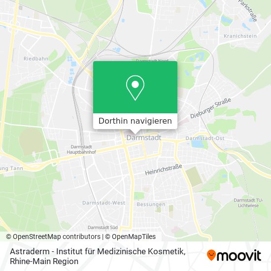 Astraderm - Institut für Medizinische Kosmetik Karte