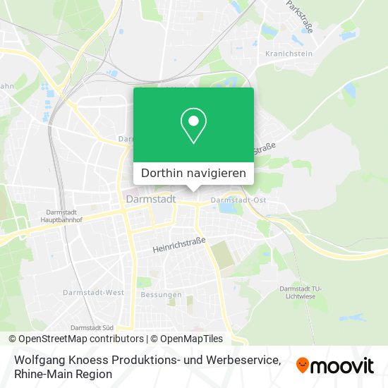Wolfgang Knoess Produktions- und Werbeservice Karte