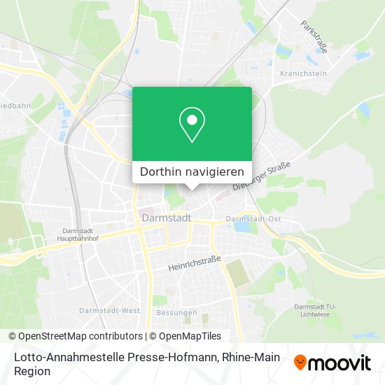 Lotto-Annahmestelle Presse-Hofmann Karte