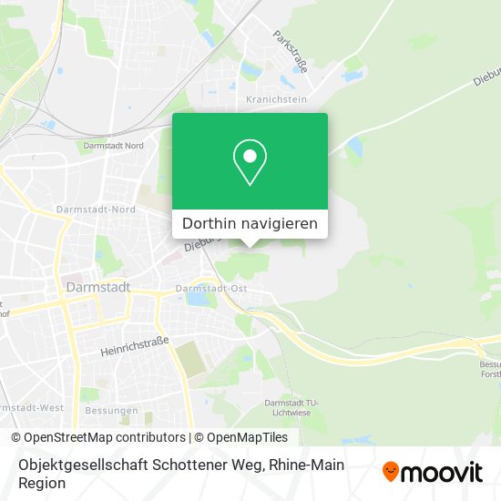 Objektgesellschaft Schottener Weg Karte