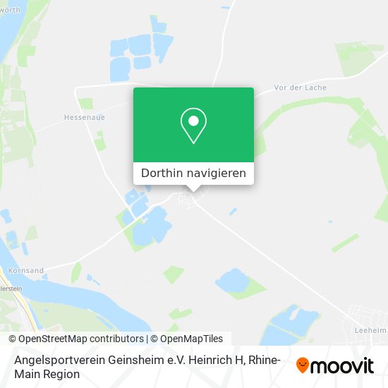 Angelsportverein Geinsheim e.V. Heinrich H Karte