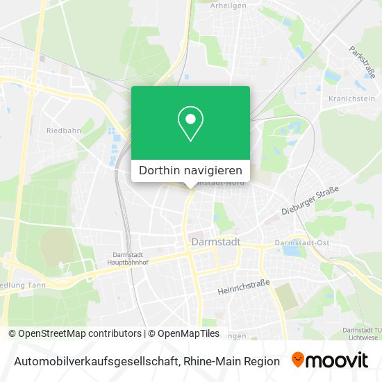 Automobilverkaufsgesellschaft Karte
