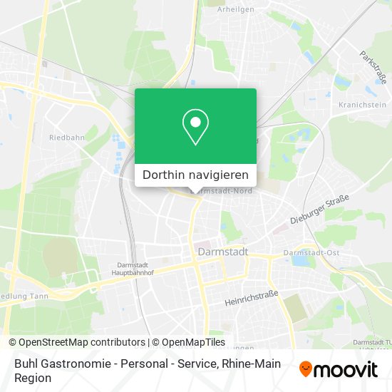 Buhl Gastronomie - Personal - Service Karte