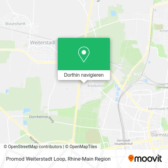 Promod Weiterstadt Loop Karte