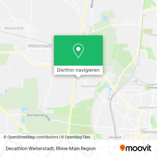 Decathlon Weiterstadt Karte